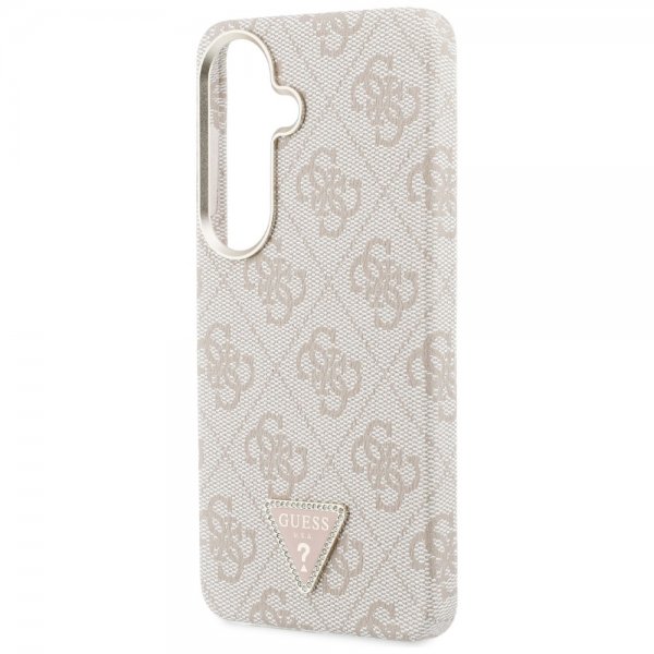 Guess Samsung Galaxy S26 Kuoret 4G Triangle MagSafe Pinkki