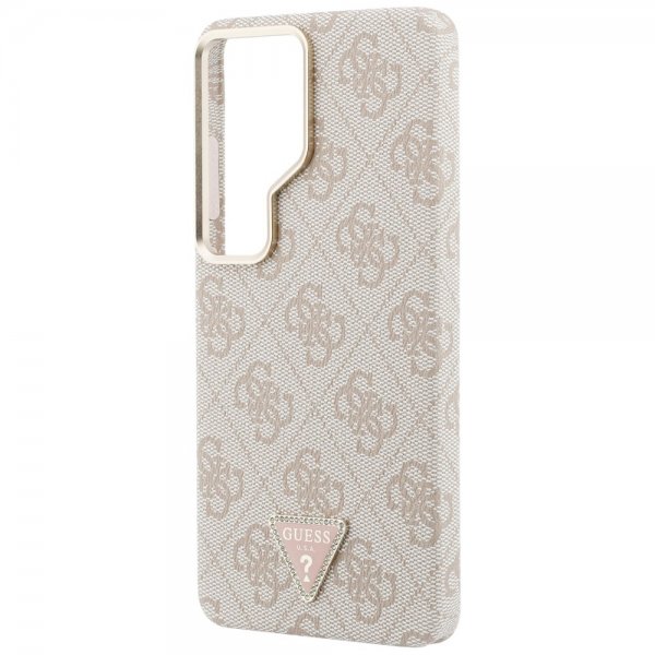 Guess Samsung Galaxy S26 Ultra Kuoret 4G Triangle MagSafe Vaaleanpunainen