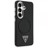 Guess Samsung Galaxy S26 Kuori Triangle Logo Kohokuvioitu MagSafe Musta