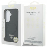 Guess Samsung Galaxy S26 Kuori Triangle Logo Kohokuvioitu MagSafe Musta