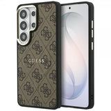 Guess Samsung Galaxy S26 Ultra Kuoret 4G Embossed MagSafe Ruskea