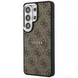 Guess Samsung Galaxy S26 Ultra Kuoret 4G Embossed MagSafe Ruskea