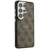 Guess Samsung Galaxy S26 Ultra Kuoret 4G Embossed MagSafe Ruskea