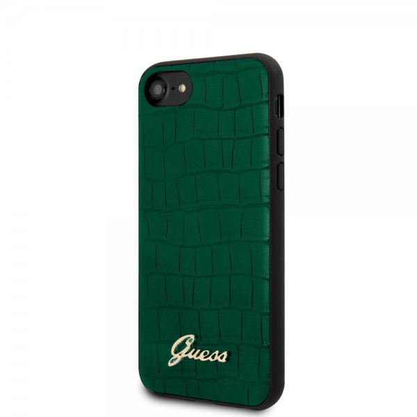 Guess iPhone 7/8/SE Suojakuori Croco Vihreä