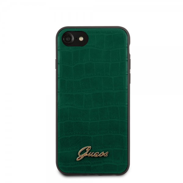 Guess iPhone 7/8/SE Suojakuori Croco Vihreä