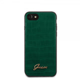 Guess iPhone 7/8/SE Suojakuori Croco Vihreä