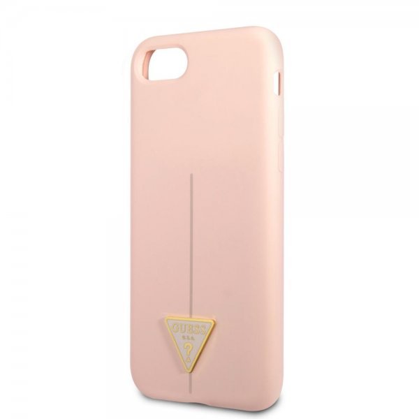 Guess iPhone 7/8/SE Kuori Metal Triangle Ruusukulta