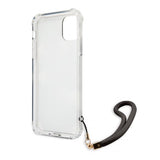 Guess iPhone 11 -suojakuori Marble harmaa