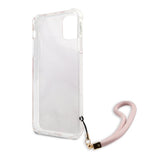Guess iPhone 11 -suojakuori Marble Rosa
