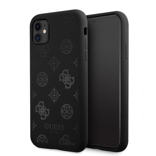 Guess iPhone 11 -kuoret Peony, musta