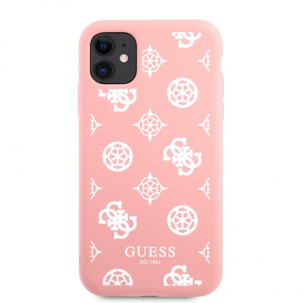 Guess iPhone 11 -suojakuori Peony Rosa