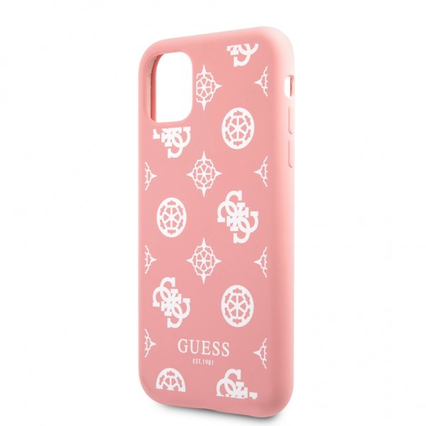 Guess iPhone 11 -suojakuori Peony Rosa
