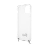 Guess iPhone 12 Pro Max -kuoret Chain & Script Silver Klar