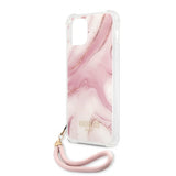 Guess iPhone 12 Pro Max -kuoret Marble Rosa