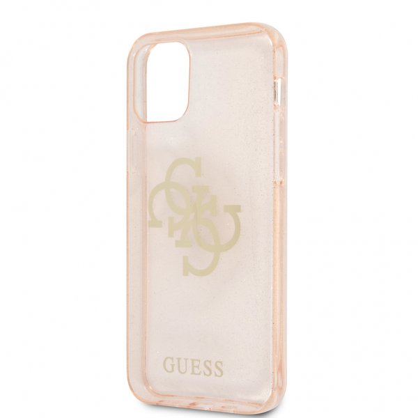 Guess iPhone 12 Pro Max Kuori Full Glitter Kulta
