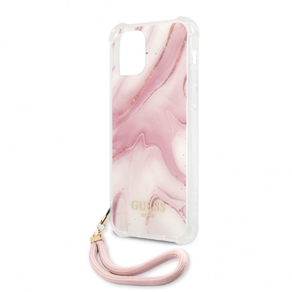Guess iPhone 12/iPhone 12 Pro Kuoret Marble Rose