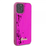 Guess iPhone 12/iPhone 12 Pro Suojakuori Sequin Fuschia