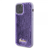 Guess iPhone 12/iPhone 12 Pro Suojakuori Paljetti Violetti