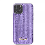 Guess iPhone 12/iPhone 12 Pro Suojakuori Paljetti Violetti