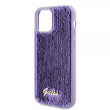 Guess iPhone 12/iPhone 12 Pro Suojakuori Paljetti Violetti