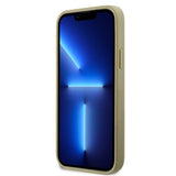Guess iPhone 12/iPhone 12 Pro Kuori Perforoitu Glitter Kulta