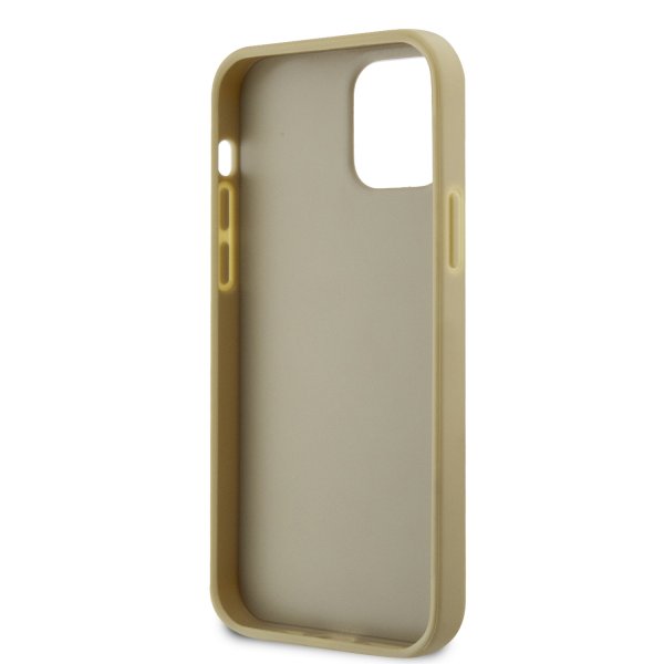 Guess iPhone 12/iPhone 12 Pro Kuori Perforoitu Glitter Kulta
