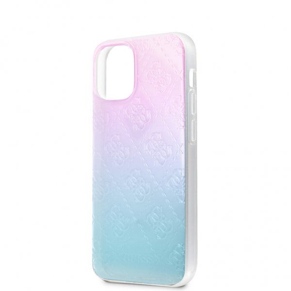Guess iPhone 12 Mini Kuori 3D Raised Sininen