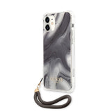 Guess iPhone 12 Mini Kuori Marble Harmaa