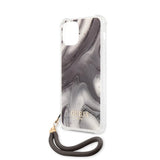 Guess iPhone 12 Mini Kuori Marble Harmaa