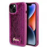 Guess iPhone 13 Sequin Fuschia -suojakuori