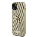 Guess iPhone 13 Kuori Perforated Glitter Kulta