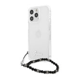 Guess iPhone 13 Pro Max Suojakuori Pearl Handle Script Logo Musta