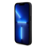 Guess iPhone 15 Pro Perforoitu Glitter Musta -kuori