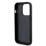 Guess iPhone 15 Pro Perforoitu Glitter Musta -kuori
