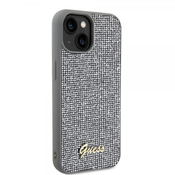 Guess iPhone 15 Kuoret Square Mirror Silver