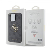 Guess iPhone 15 Pro Max Kuori 4G Logo Harmaa