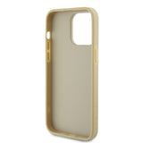 Guess iPhone 15 Pro Max Suojakuori Fixed Glitter Kulta