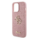 Guess iPhone 15 Pro Max Kuori Fixed Glitter Pink