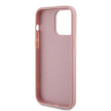 Guess iPhone 15 Pro Max Kuori Fixed Glitter Pink
