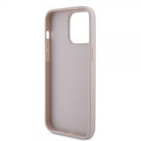 Guess iPhone 15 Pro Max Kuori 4G Metal Triangle Strass Ruusu