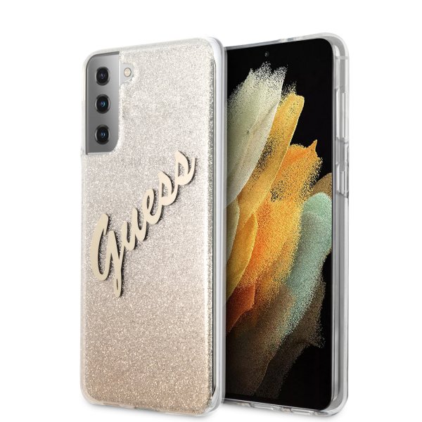 Guess Samsung Galaxy S21 Kuoret Vintage Kulta