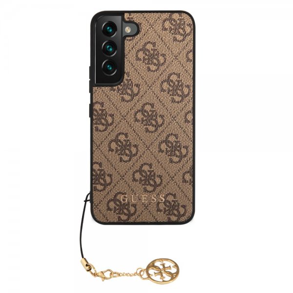 Guess Samsung Galaxy S22 Plus Suojakuori 4G Charms Ruskea