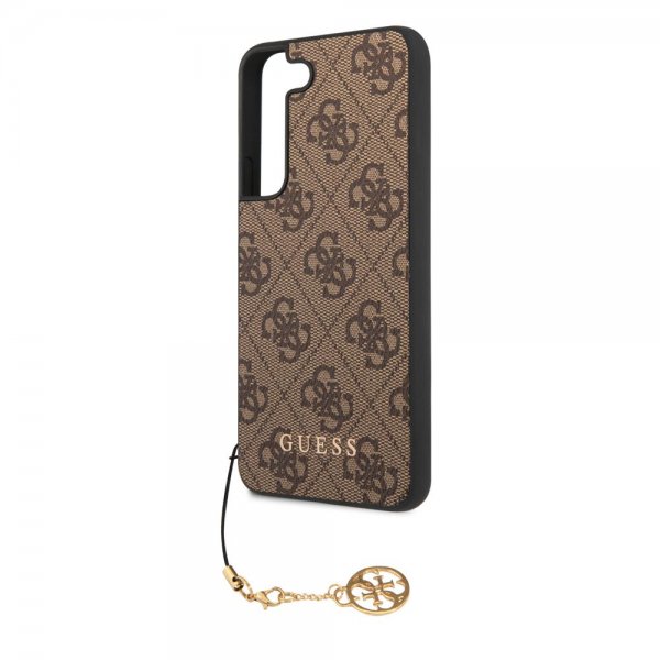 Guess Samsung Galaxy S22 Plus Suojakuori 4G Charms Ruskea