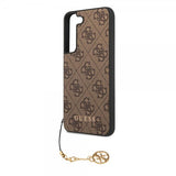 Guess Samsung Galaxy S22 Plus Suojakuori 4G Charms Ruskea