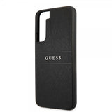 Guess Samsung Galaxy S22 Plus Suojakuori Saffiano Metal Logo Musta