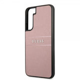 Guess Samsung Galaxy S22 Plus Suojakuori Saffiano Metal Logo Roosa