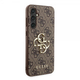 Guess Samsung Galaxy S23 FE Kuoret 4G Metal Logo Ruskea