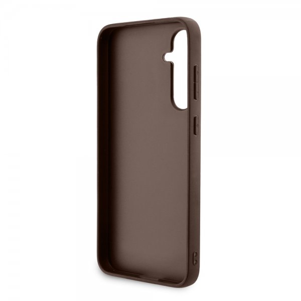 Guess Samsung Galaxy S23 FE Kuoret 4G Metal Logo Ruskea