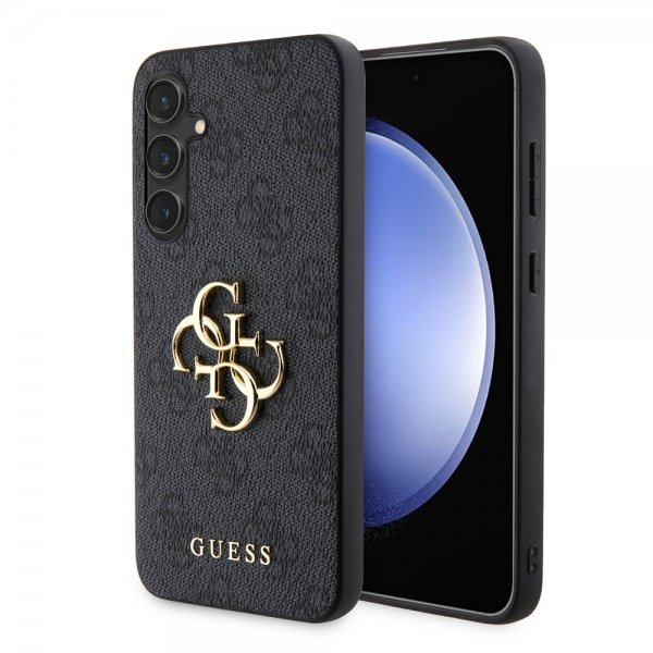 Guess Samsung Galaxy S23 FE Kuoret 4G Metal Logo Harmaa