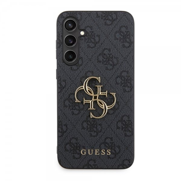 Guess Samsung Galaxy S23 FE Kuoret 4G Metal Logo Harmaa